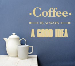 Naklejka na ścianę - Coffee Idea - 0001
