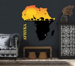 Naklejka na ścianę - Gorąca Afryka