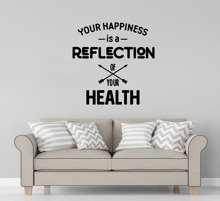 Naklejka na ścianę Happiness Reflection