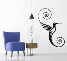 Naklejka na ścianę Egzotyczny koliber