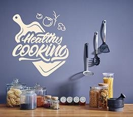 Naklejka na ścianę - Zdrowe składniki - 0116