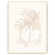 Plakat - Tropikalny szkic