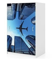 Naklejka na szafę - Samolot 0173