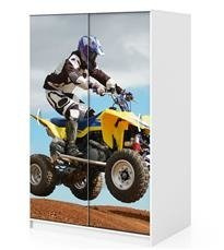 Naklejka na szafę - Quad extremalnie 0111