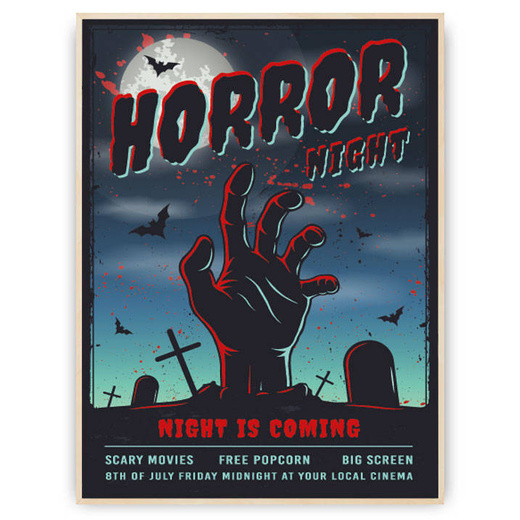 Plakat - Horror night