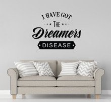 Naklejka na ścianę Dreamers Disease