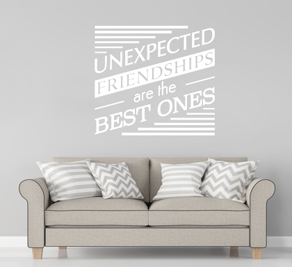 Naklejka na ścianę Unexpected Friendships