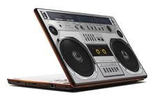 Naklejka na laptopa - Magnetofon v2 0230