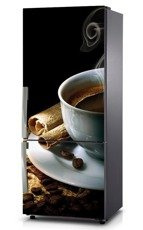 Naklejka na lodówkę - Ciemna kawa 0293