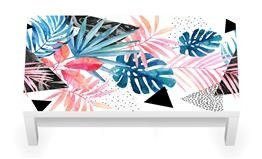 Naklejka na stolik kawowy LACK IKEA - Abstrakcyjny obraz 0245