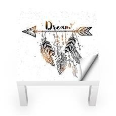 Naklejka na stolik LACK IKEA - Łapacz snów v1 0066