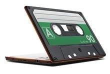 Naklejka na laptopa - Kaseta magnetofonowa v3 0312