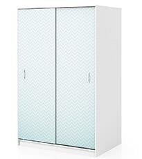 Naklejka na szafę - Zygzakowe tło 0311