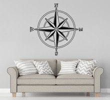 Naklejka na ścianę 4 strony świata