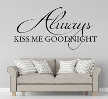 Naklejka na ścianę Always Kiss Me