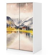 Naklejka na szafę - Malownicze góry 0168