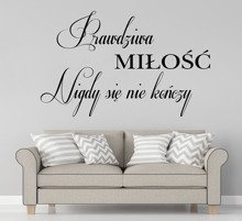 Naklejka na ścianę Prawdziwa miłość