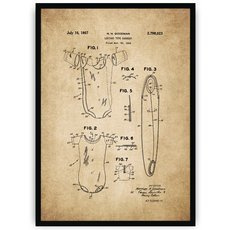 Plakat na starym papierze - trykot