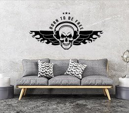 Naklejka na ścianę - Born to Be Free