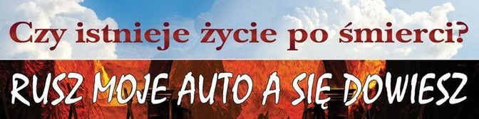 Naklejka na samochód Życie po śmierci