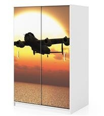 Naklejka na szafę - Wieczorny lot 0106