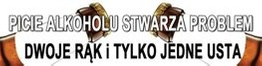 Naklejka na samochód Alkohol stwarza problem