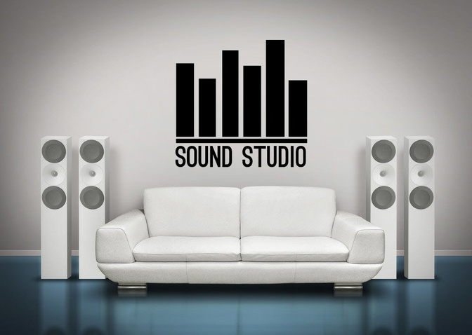 Naklejka na ścianę - Sound studio