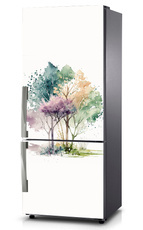 Mata na lodówkę - 4 pory roku