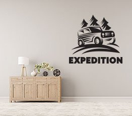 Naklejka na ścianę - Expedition