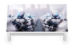 Naklejka na stolik kawowy LACK IKEA - Armia robotów 0099