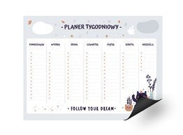 Tygodniowy planer magnetyczny - Tydzień z kotem