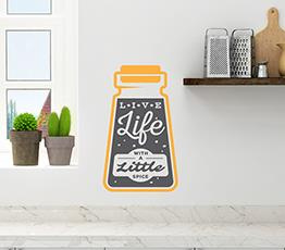 Naklejka na ścianę - Life with spices - 0087