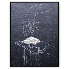 Plakat - Piasek na dłoni