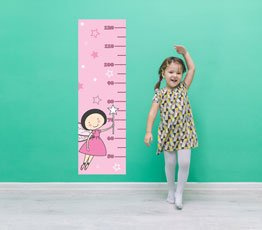 Miarka wzrostu dla dziecka Różowa wróżka 0013