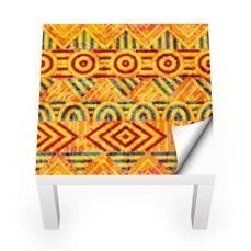 Naklejka na stolik LACK IKEA - Pomarańczowy wzór 0082