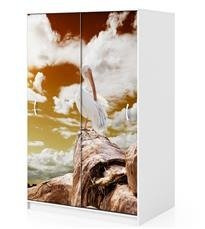 Naklejka na szafę - Pelikan 0149