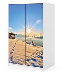 Naklejka na szafę - Poranek na szczycie 0004