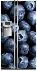 Mata na lodówkę side-by-side - Olbrzymie borówki 0540