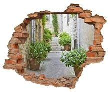 Naklejka na ścianę Dziura 3D Francuska uliczka 0316