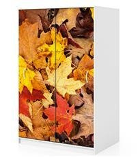 Naklejka na szafę - Jesienny trawnik 0083