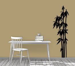 Naklejka na ścianę - Drzewa bambusowe
