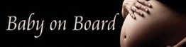 Naklejka na samochód Baby on board