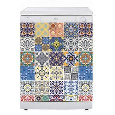 Mata na zmywarkę - Patchwork - wzór nr 4