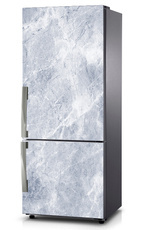 Mata na lodówkę - Marmurowo granatowo
