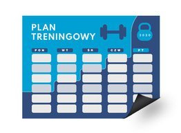 Magnetyczny planer ćwiczeń - Trening Siłowy