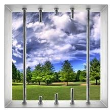 Naklejka na ścianę Okno 3D Park 0039