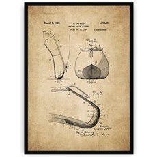 Plakat na starym papierze - balet