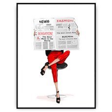 Plakat - Mama zaczytana