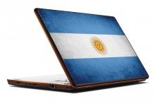 Naklejka na laptopa - Flaga Argentyny
