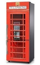 Naklejka na lodówkę - Budka telefoniczna 0413